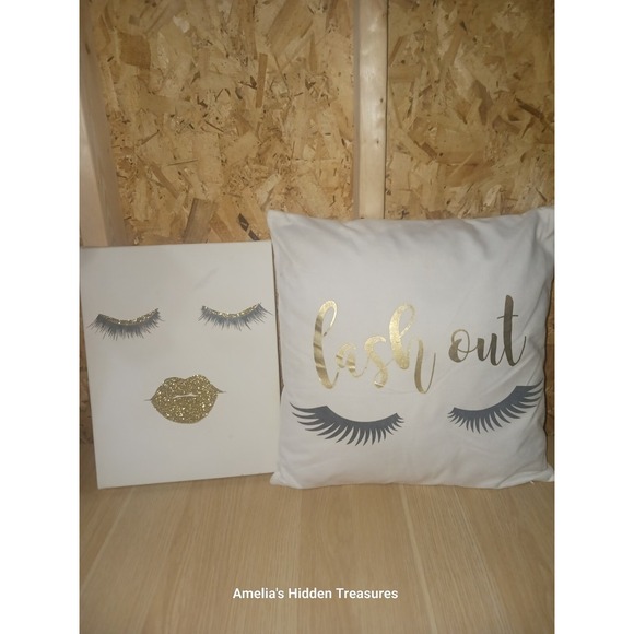 Other - Lash Out Pillow  Wall Art Bedroom Decor